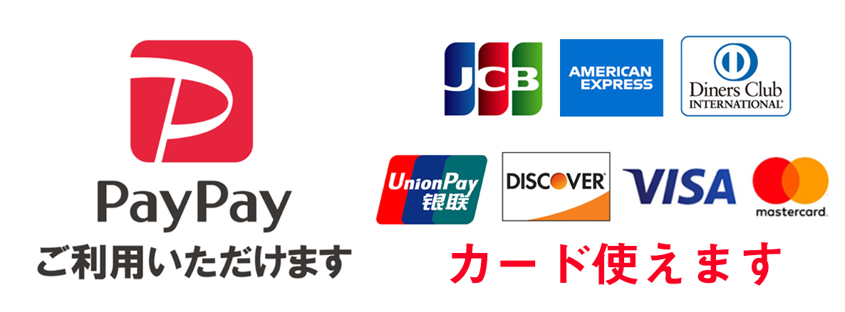 paypay カードが使えます